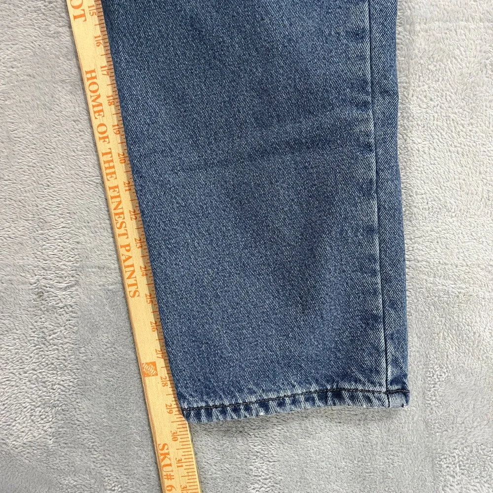 LL Bean Jeans Mens 34x30* Denim Blue Flannel Lined Classic‎ Fit Outdoor Y2K
